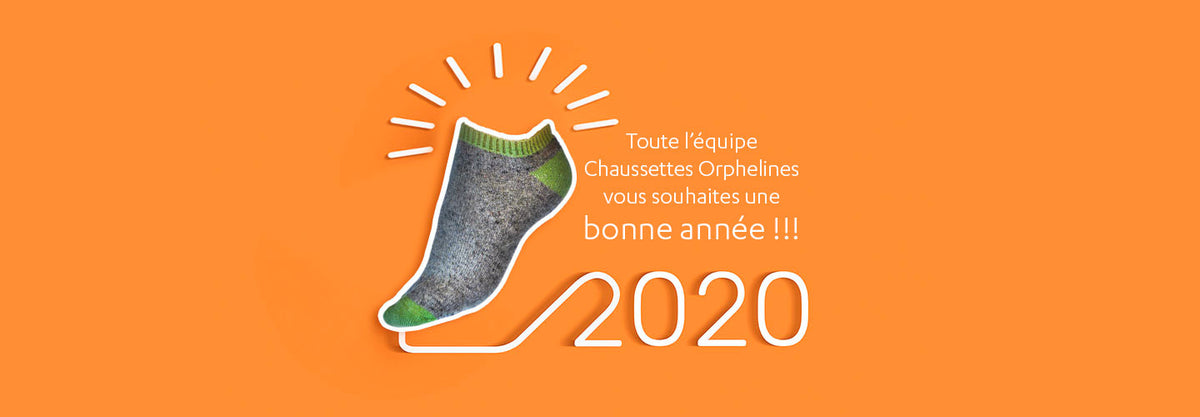 Bonne année 2020 riche en recyclage avec Chaussettes Orphelines !!!