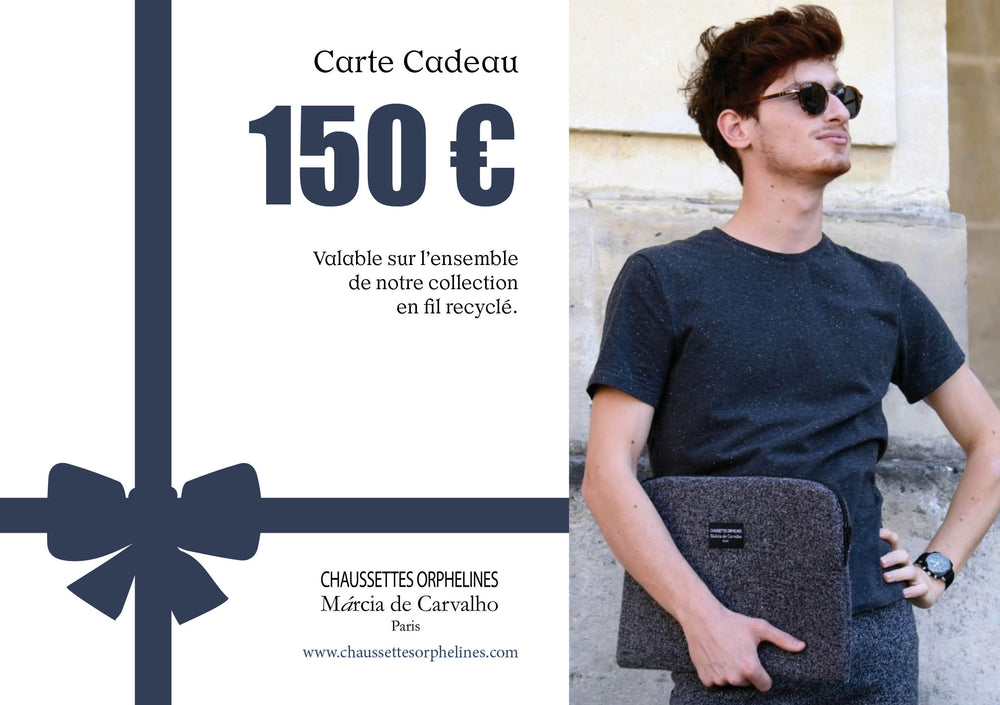 Carte cadeau Chaussettes Orphelines 150€