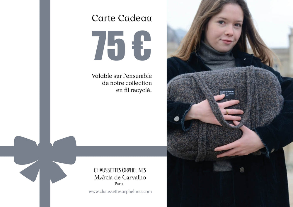 Carte cadeau Chaussettes Orphelines 75€