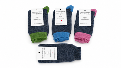 Chaussettes PARIS bicolores