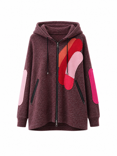 Sweat zippé à capuche