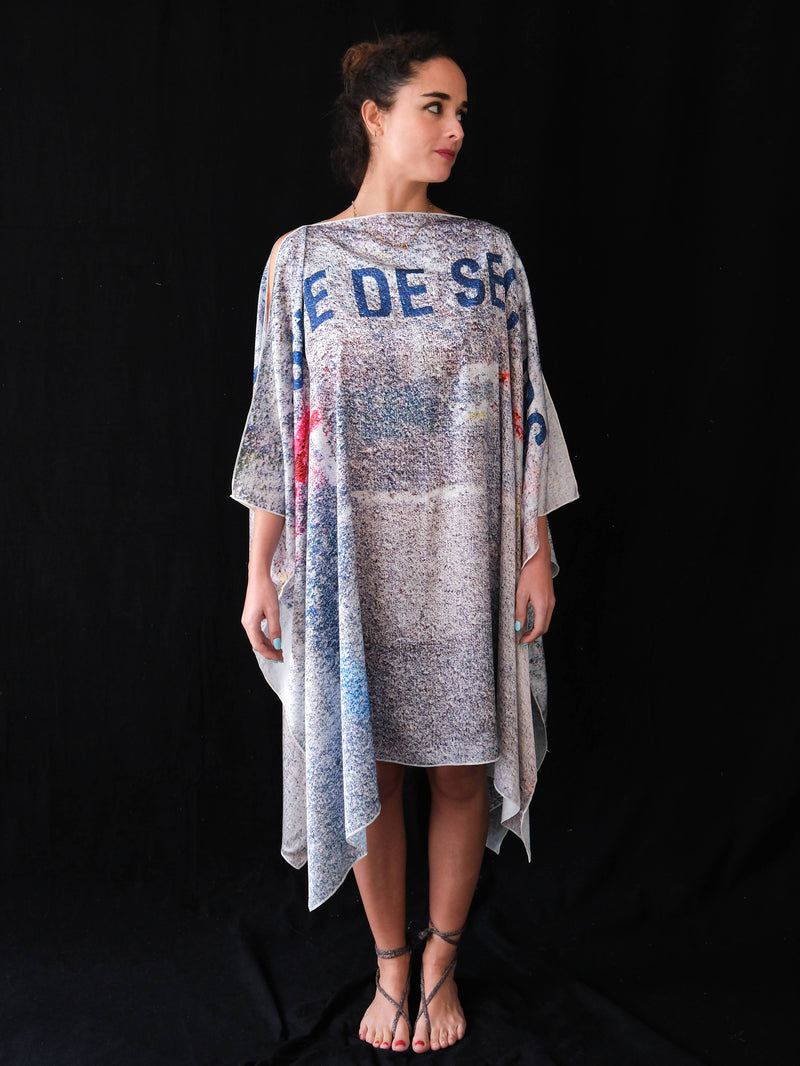 Robe Issue de Secours grise et bleue