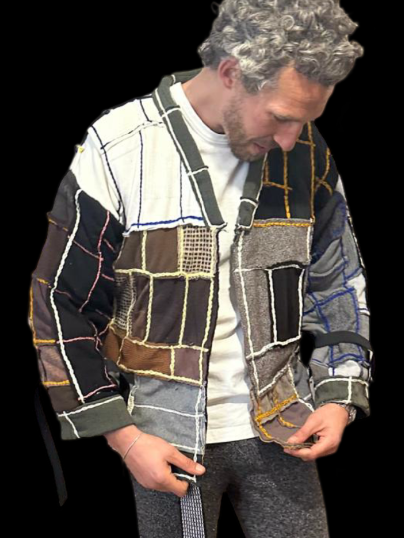 Blouson mosaïque