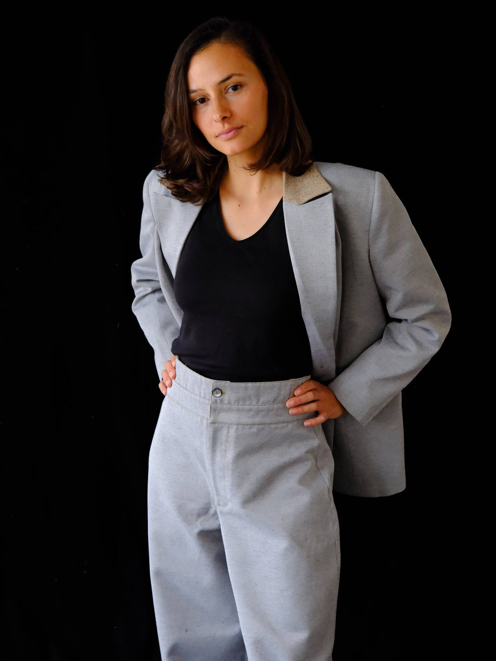 Ensemble Veste et Pantalon en toile