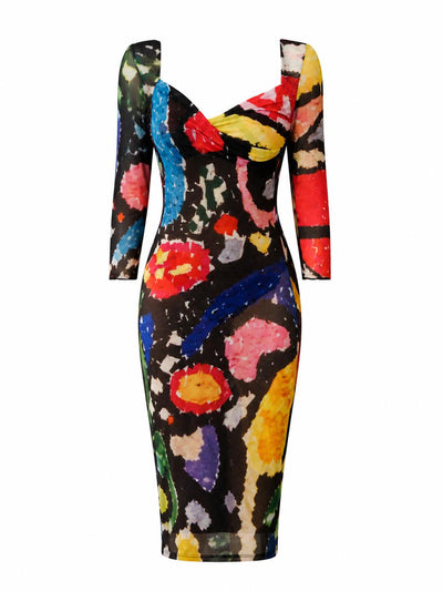 Robe à manches longues