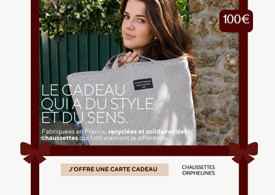 Carte cadeau Chaussettes Orphelines 100€